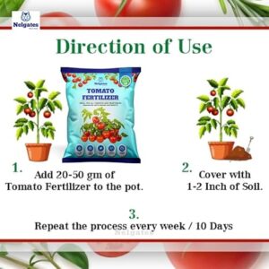 Nelgates Premium Organic Tomato Plant Fertilizer for Home Gardening, Fruit Booster & Vegetable Fertilizer | Organic for Healthy Growth & Bountiful Yields - Image 2