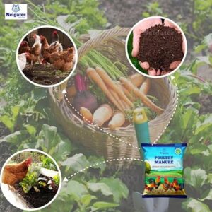 Nelgates Poultry Manure Organic Fertilizer | Premium Natural Plant Food for Vegetables, Fruits & Flowers | Ideal for Indoor Pots, Home Gardens, and Farms - Image 2