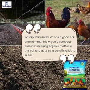 Nelgates Poultry Manure Organic Fertilizer | Premium Natural Plant Food for Vegetables, Fruits & Flowers | Ideal for Indoor Pots, Home Gardens, and Farms - Image 3