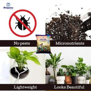 Soilless Potting Mix for Plants | Ready-to-Use, Lightweight Blend | Ideal for Healthy Growth of Indoor & Outdoor Plants - Image 3
