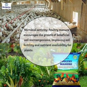 Nelgates Poultry Manure Organic Fertilizer | Premium Natural Plant Food for Vegetables, Fruits & Flowers | Ideal for Indoor Pots, Home Gardens, and Farms - Image 5