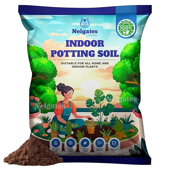 Indoor Potting Soil Mix for Plants, Potting Soil Ready to use for All Indoor Plants